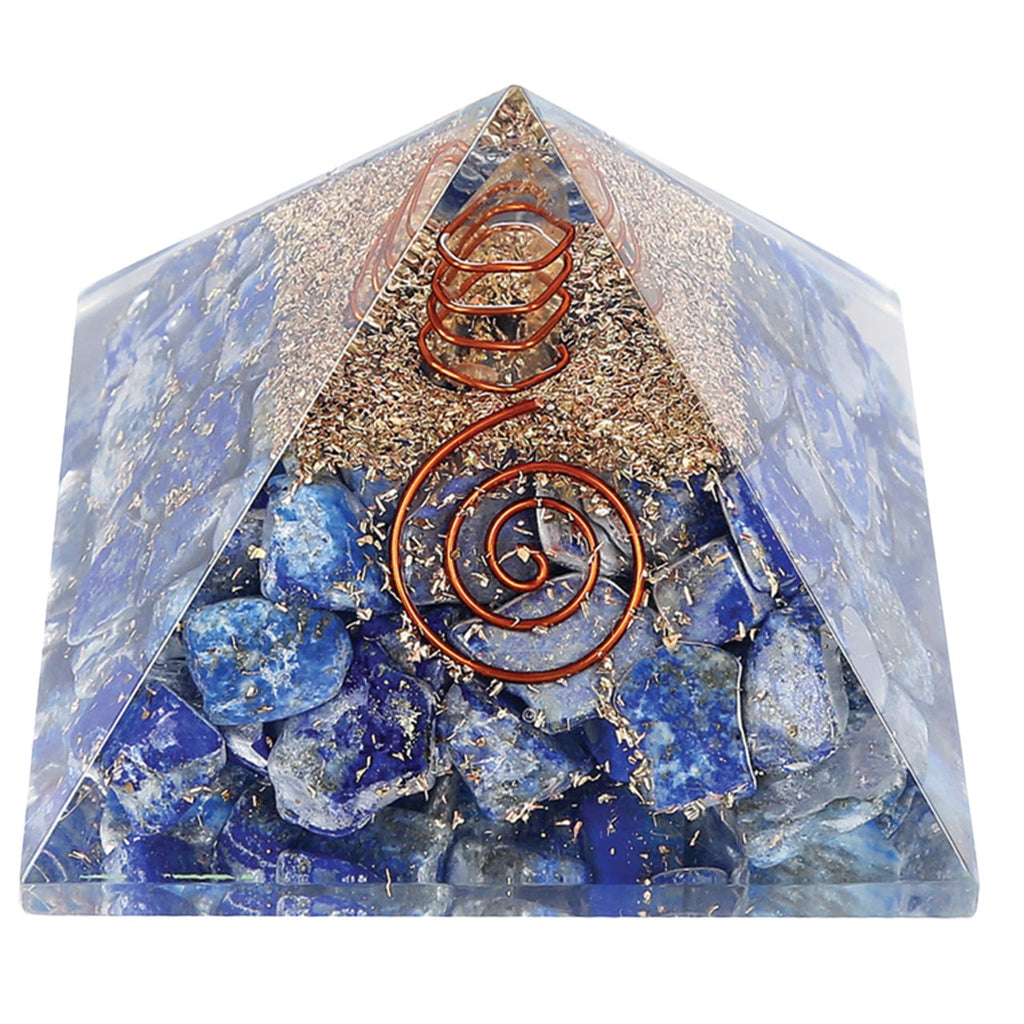 Lapis Lazuli Orgonite Crystal Pyramid - Discover Truth