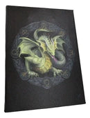 Mabon Drake Sabbats Wheel of The Year Dragon Canvas Framed Wall Art Wall Plaque - Anne Stokes - 7.5" W x 9.85"