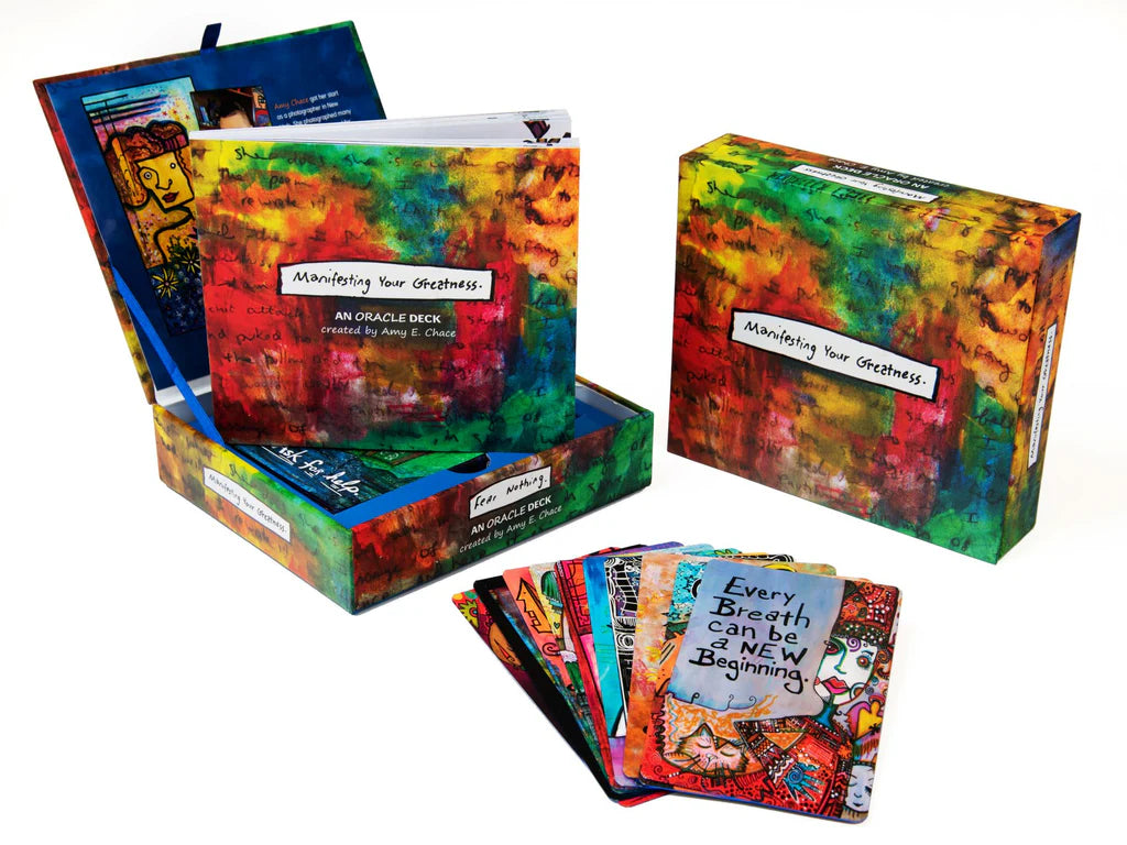 Manifesting Your Greatness : (Oracle Kit Box Set with 46 Cards and Guide Book) By Amy E. Chace