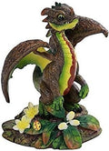 My Store Green Thumb Garden Fruits Series "Avocado Dragon" figurine with brown and green tones, red belly detail, and ladybug accent.