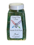My Store Crystal Fairy Patch Avert Evil Eye Bath Crystals in green, infused with protective magic.
