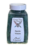 My Store Crystal Fairy Patch Faerie Vision Bath Salts in iridescent blue-green crystals to enhance faerie vision.