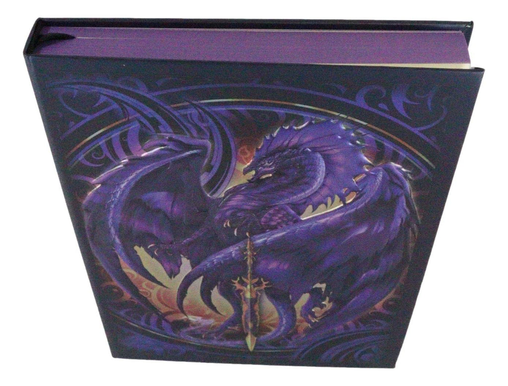 Dragon Nether Blade Drake Embossed Hard Cover Journal - Ruth Thompson Fantasy Dragon Semi Iridescent Journal