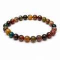 8mm Ocean Jasper Bracelet on white background