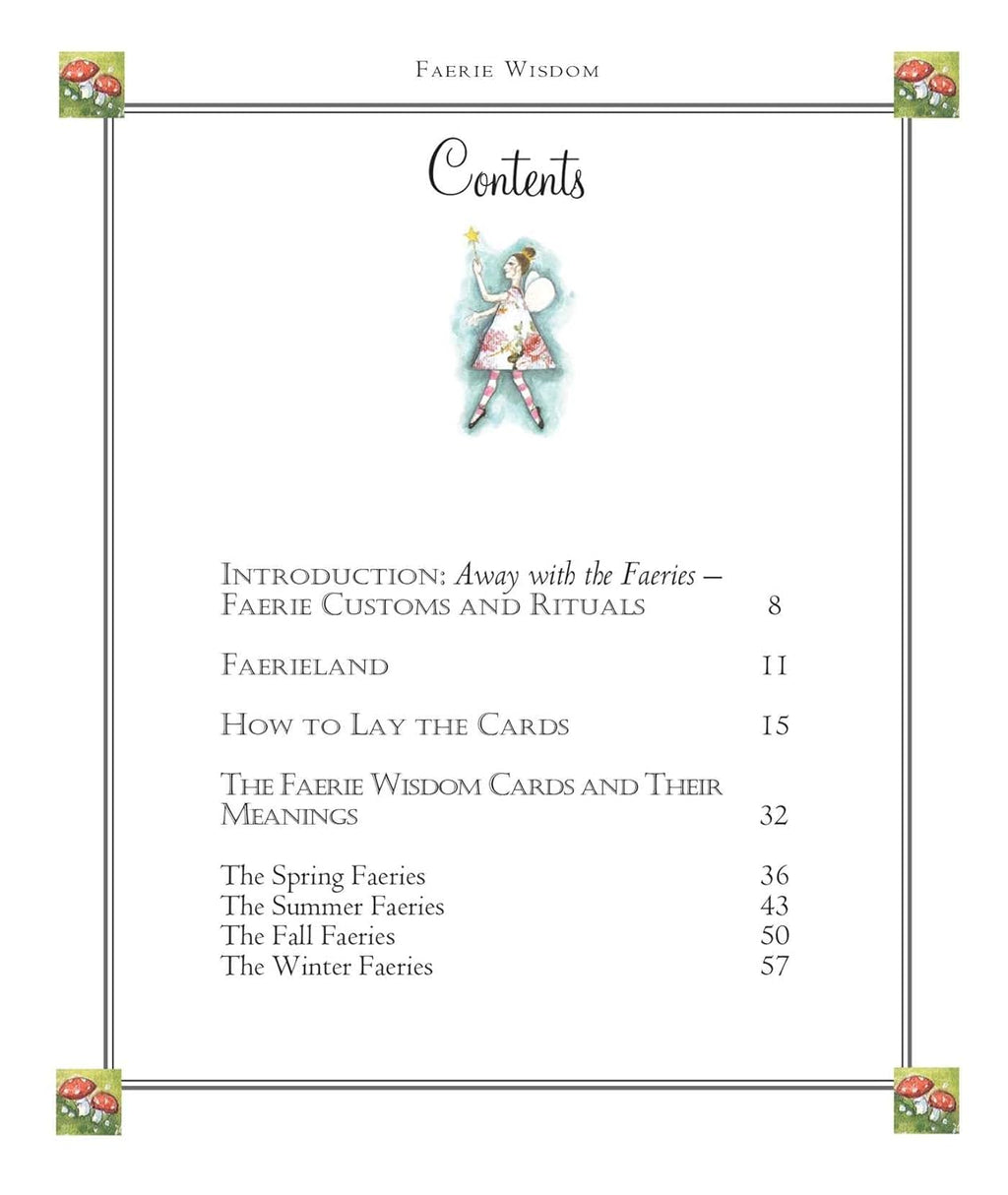 Faerie Wisdom: Includes 52 magical message cards and a 64-page illustrated book