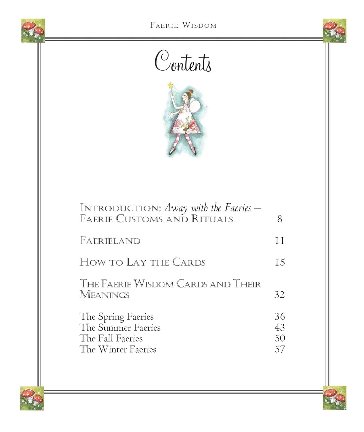 Faerie Wisdom: Includes 52 magical message cards and a 64-page illustrated book