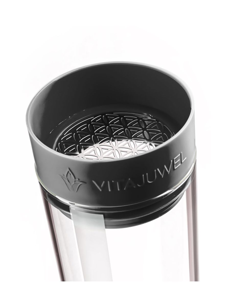 Sana Lava Black Crystal Water Carafe without GemPod