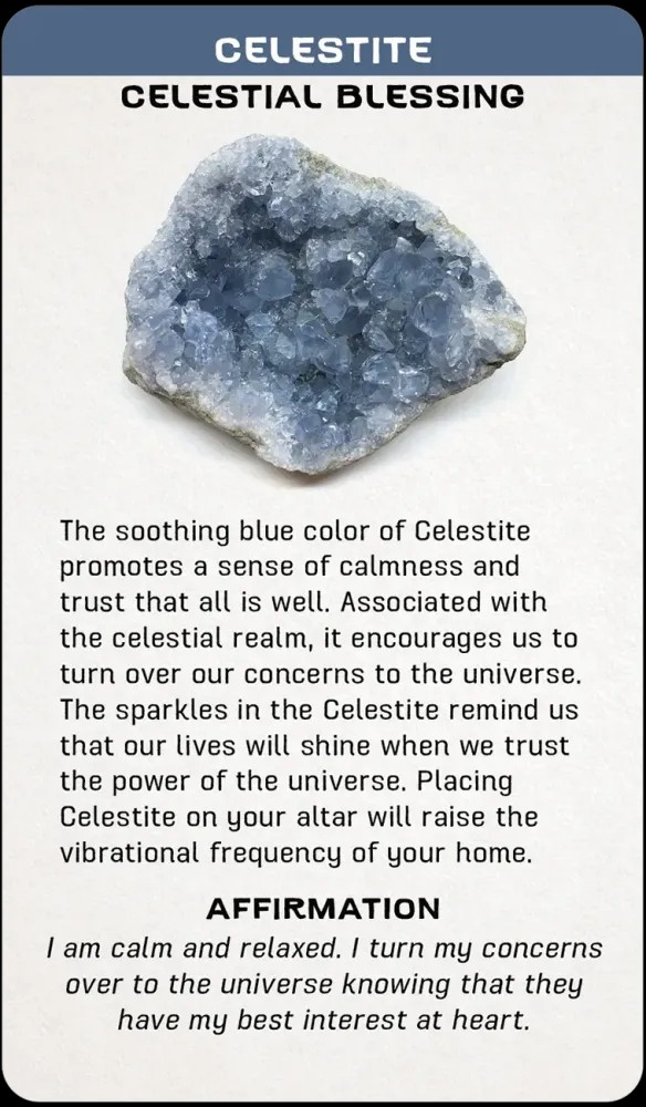 Crystal Blessing Cards