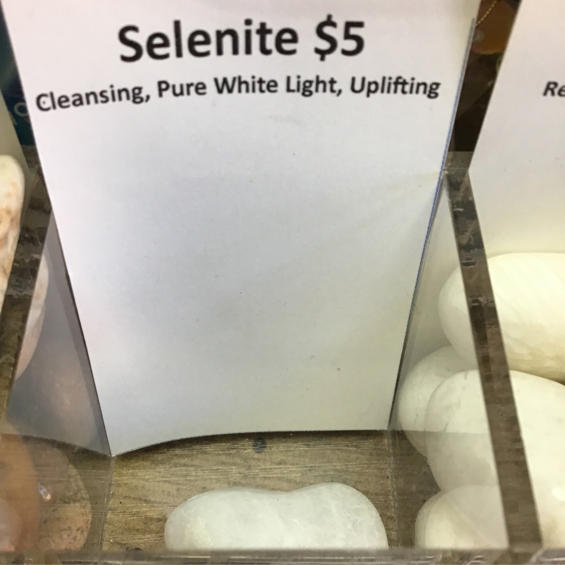 Tumbled Selenite