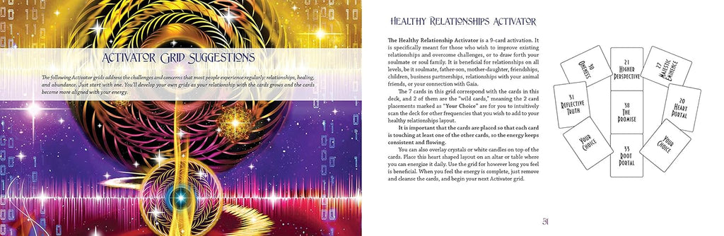 Magical Dimensions Oracle Cards and Activators: (Oracle Kit Box Set with 55 Cards and Guide Book)