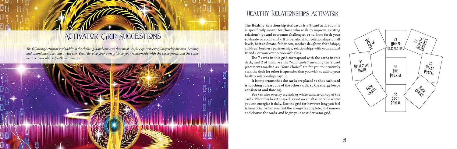 Magical Dimensions Oracle Cards and Activators: (Oracle Kit Box Set with 55 Cards and Guide Book)