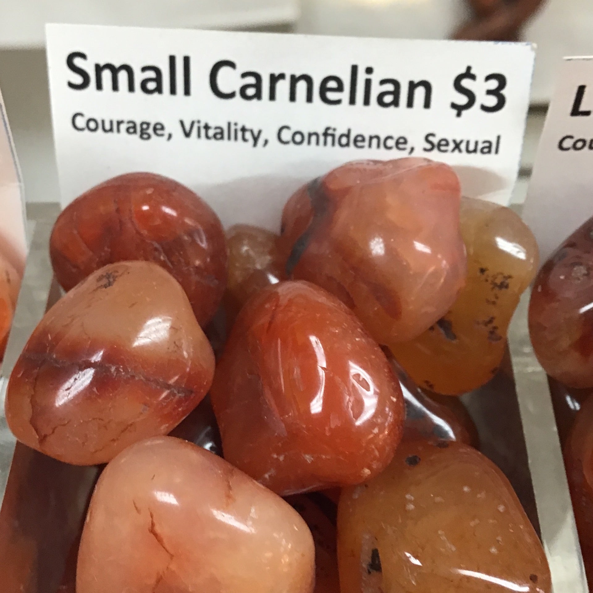 Tumbled Carnelian