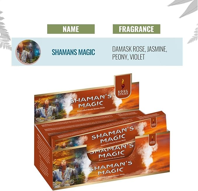 Shaman's Magic Natural Masala Incense Sticks