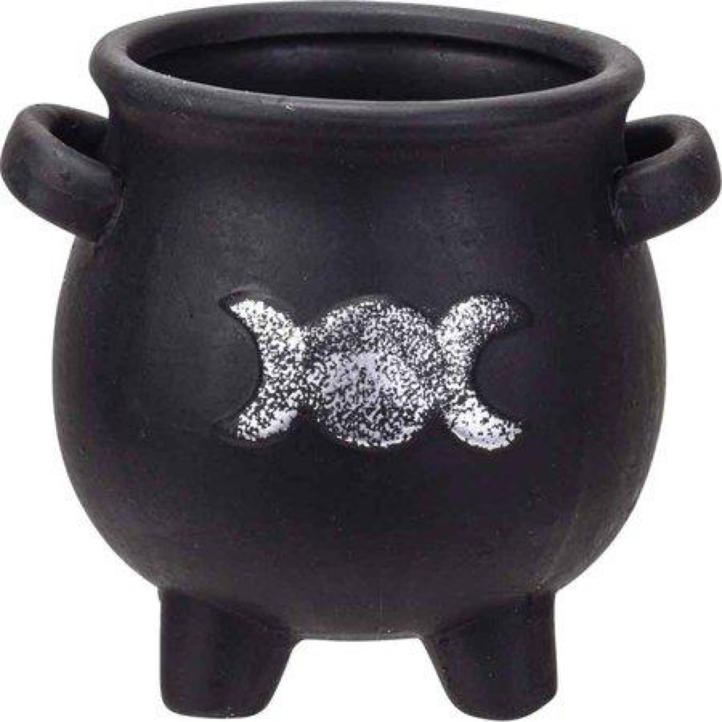 Triple Moon Cauldron Planter by Medieval Collectibles