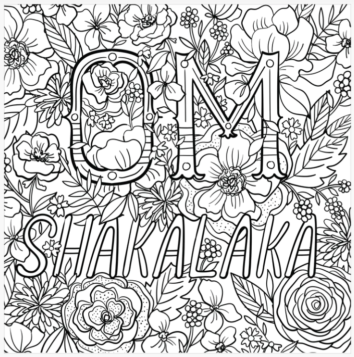 Inner F*cking Peace Adult Coloring Book