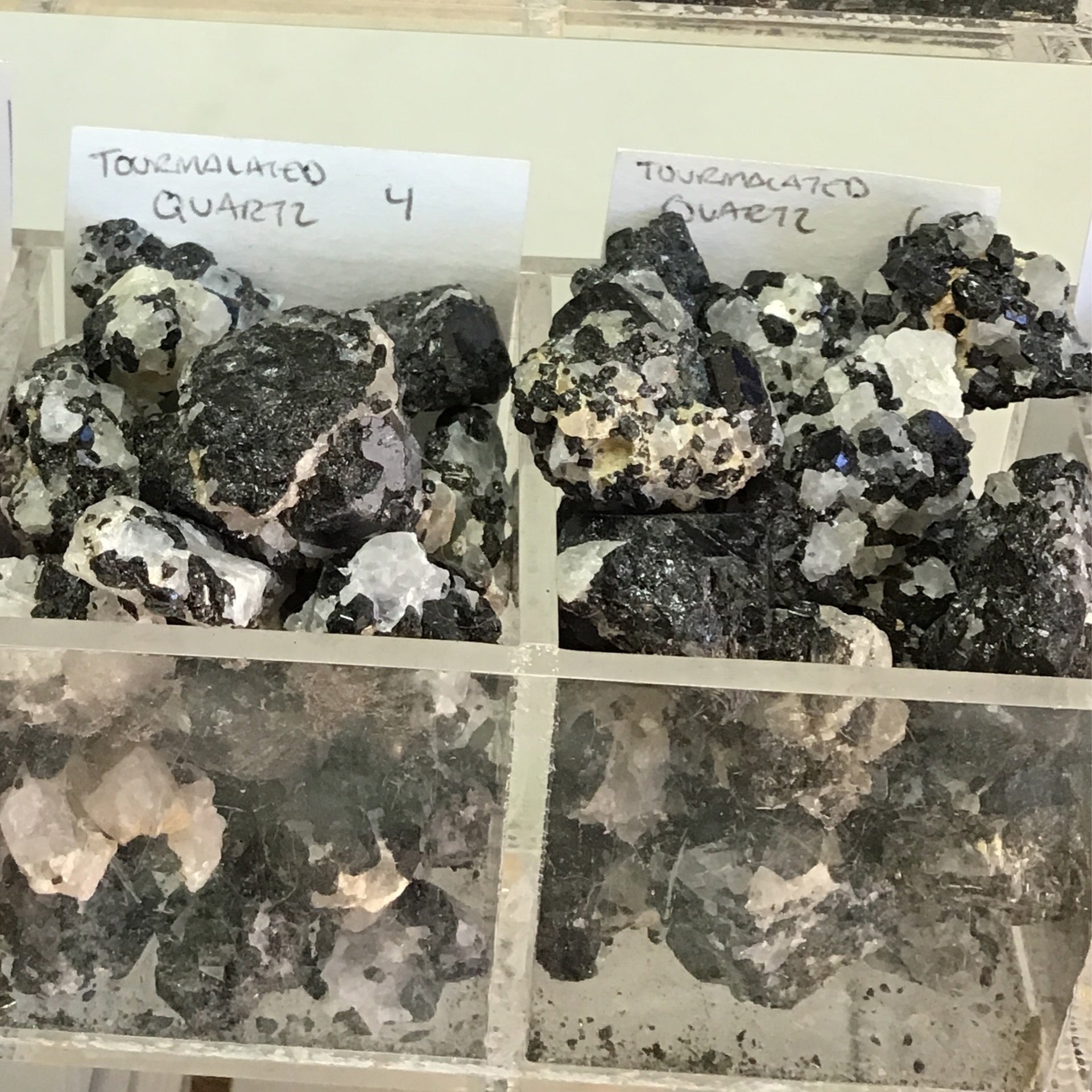 Tumbled Tourmalated Quartz