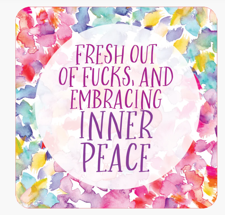 Inner F*cking Peace Card Deck (Set of 60 Irreverent Cards)