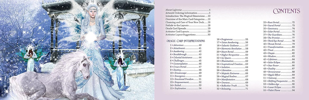 Magical Dimensions Oracle Cards and Activators: (Oracle Kit Box Set with 55 Cards and Guide Book)