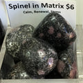Tumbled Spinel in Matrix