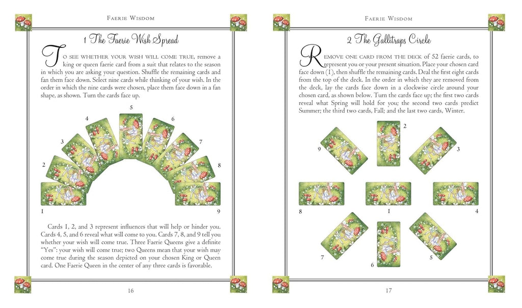 Faerie Wisdom: Includes 52 magical message cards and a 64-page illustrated book