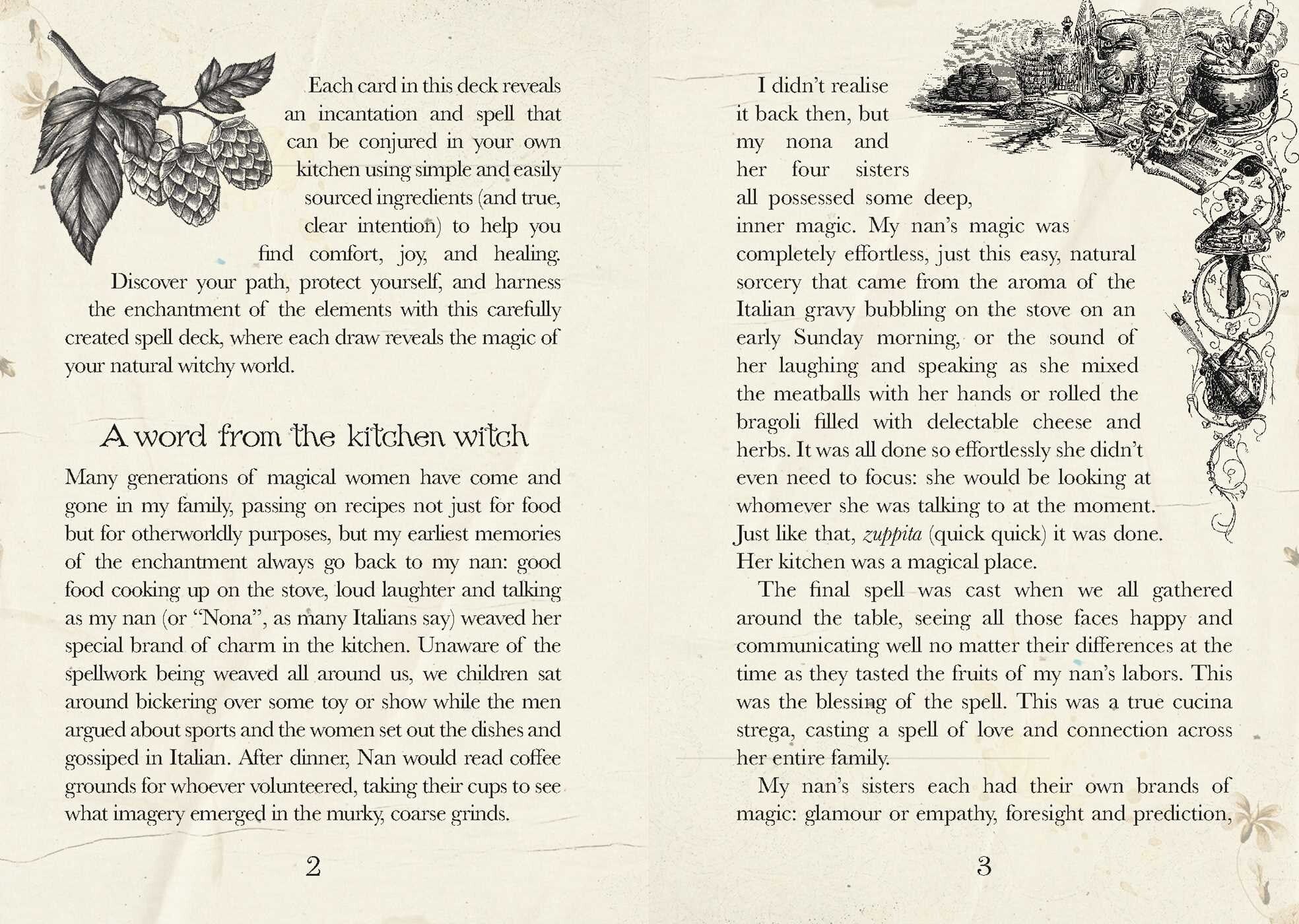 Kitchen Witch Oracle: Spells, incantations and natural remedies