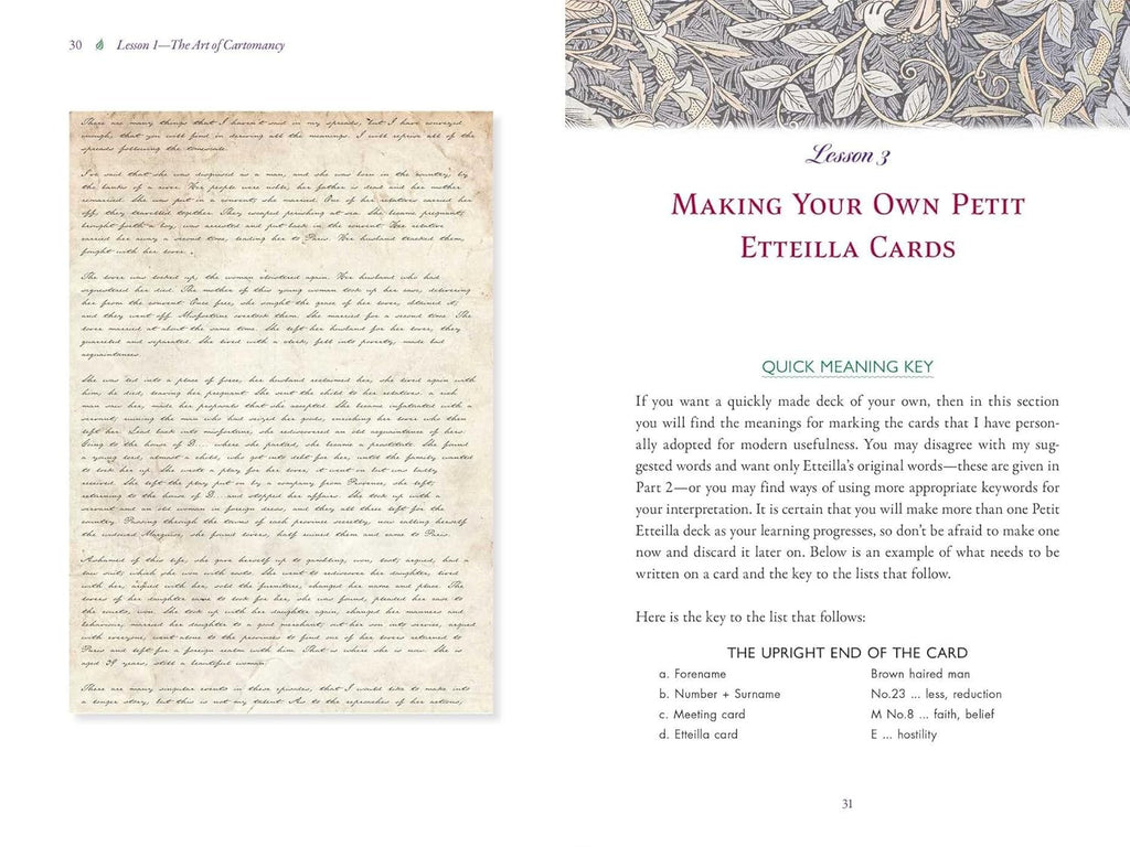 The Original Petit Etteilla: A Cartomancer's Guide to Divination