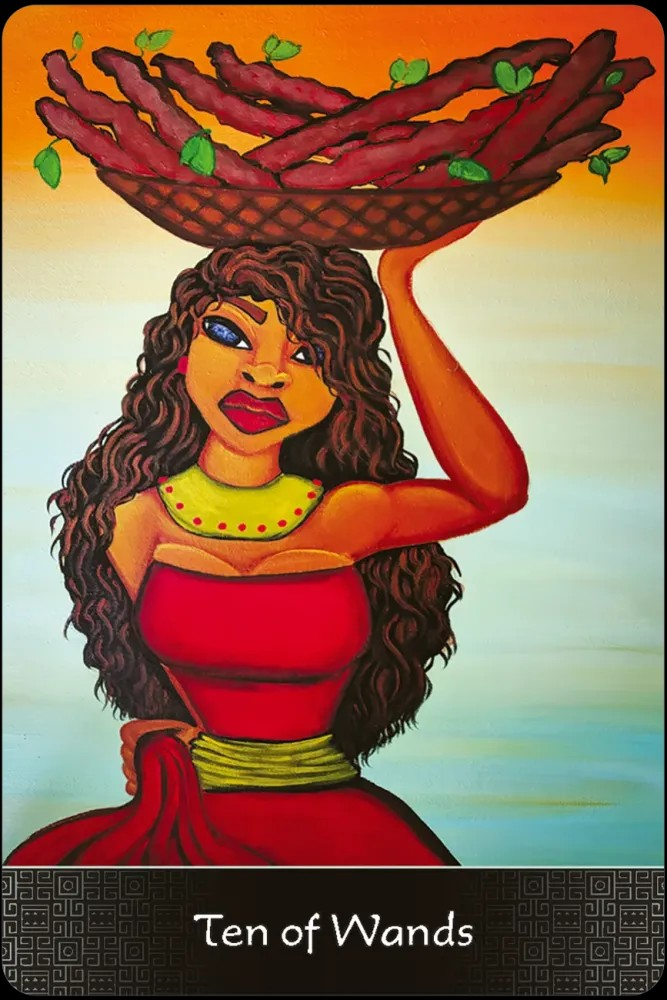 Afro Goddess Tarot Arcanas