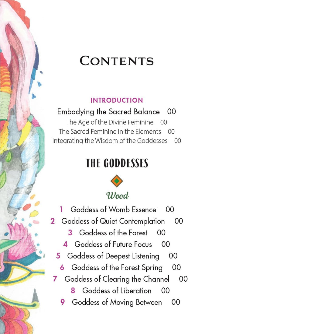 Elemental Goddess Oracle: 45 Cards and Guidebook (Sacred Planet)