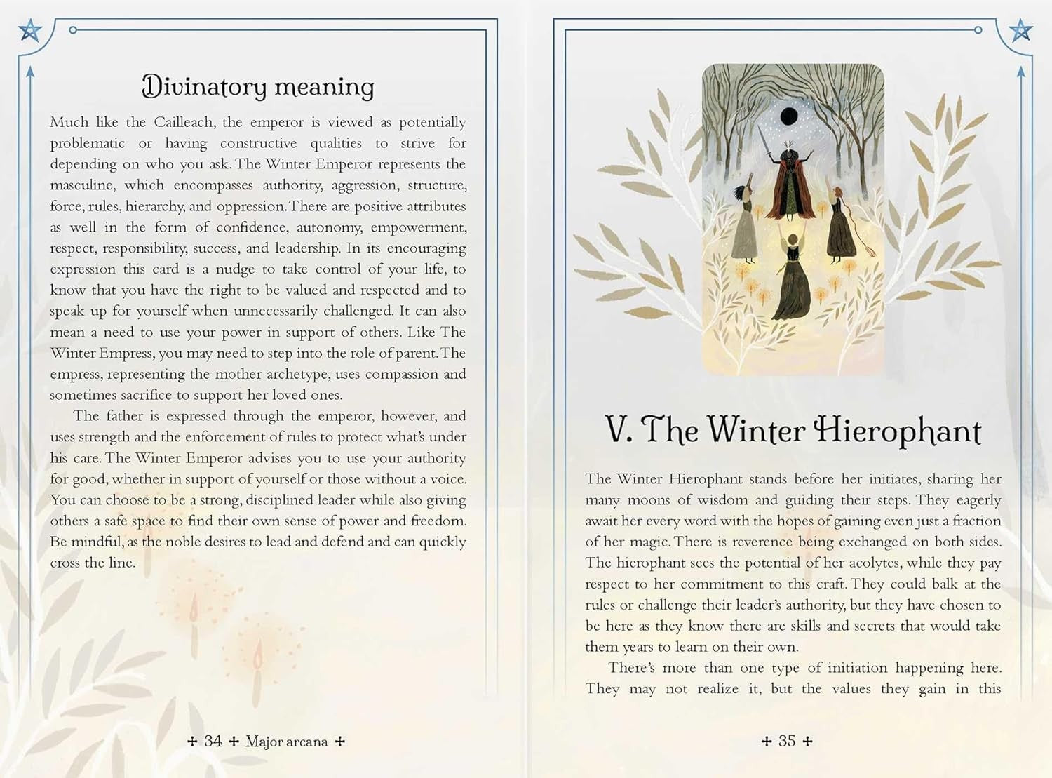 Seasons of the Witch: Winter Tarot A journey through Yule and Imbolc