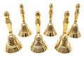 Altar Bell Pentacle 5" Brass