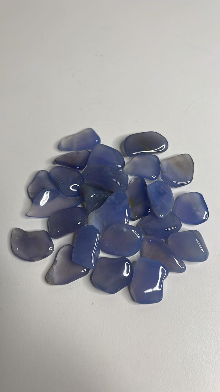 Chalcedony Blue Grade A+ Small Tumbled Stone Copy