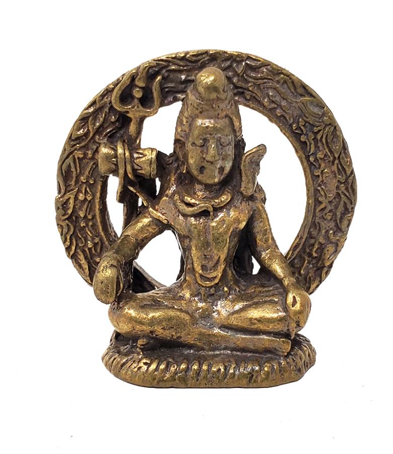 1-2" Asst. Trimurti, Lord Shiva, Vishnu and Brahma Mini Statues