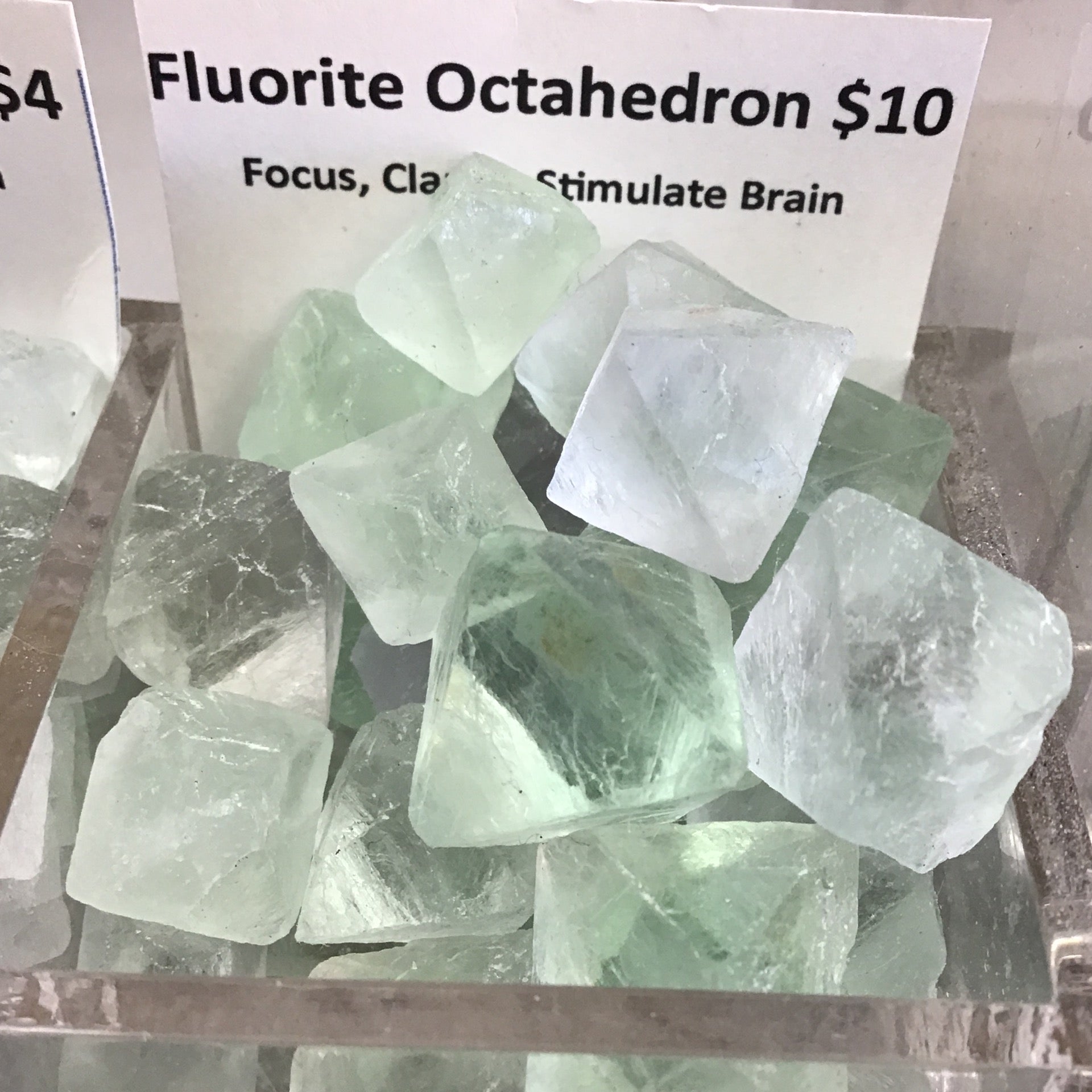 Tumbled Fluorite Octahedron large