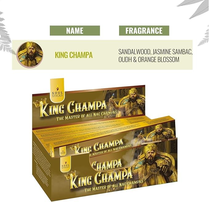 King Champa Natural Masala Incense Sticks