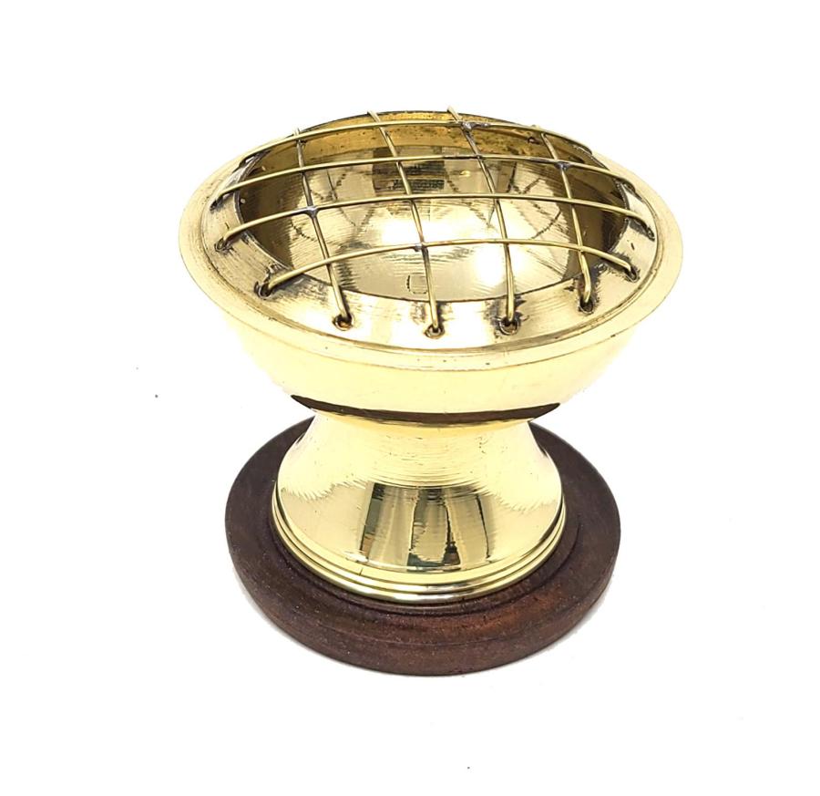 Brass Burner with Coaster