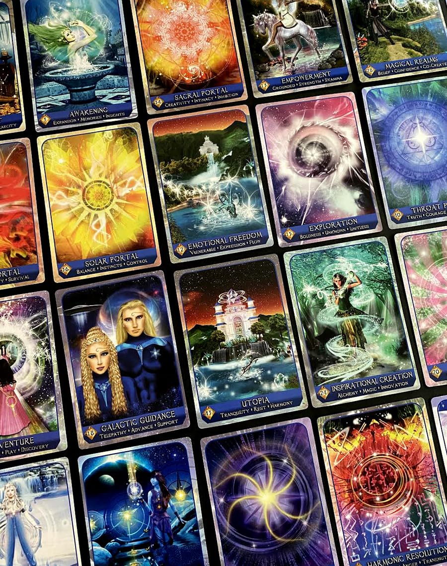 Magical Dimensions Oracle Cards and Activators: (Oracle Kit Box Set with 55 Cards and Guide Book)