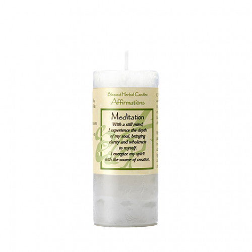 Meditation Affirmation Candle