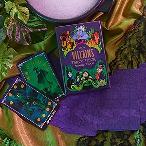 Disney Villains Tarot Deck and Guidebook