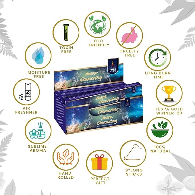 Aura Cleansing Natural Masala Incense Sticks