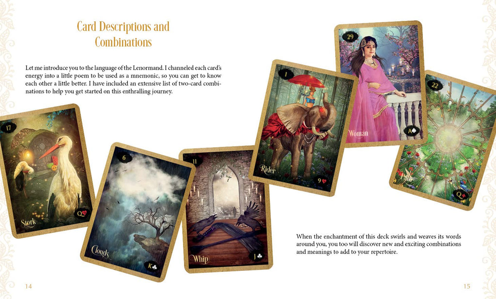 Lenormand of Enchantment : (Oracle Kit Box Set with 36 Cards and Guide Book)