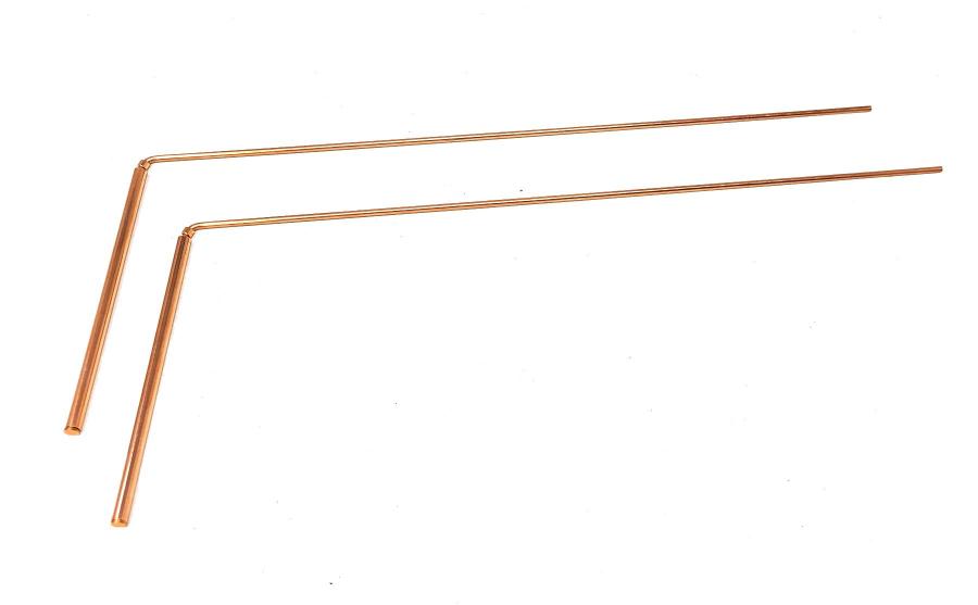 Copper Dowsing Rod Set with Bag (2 Pcs) 12"L