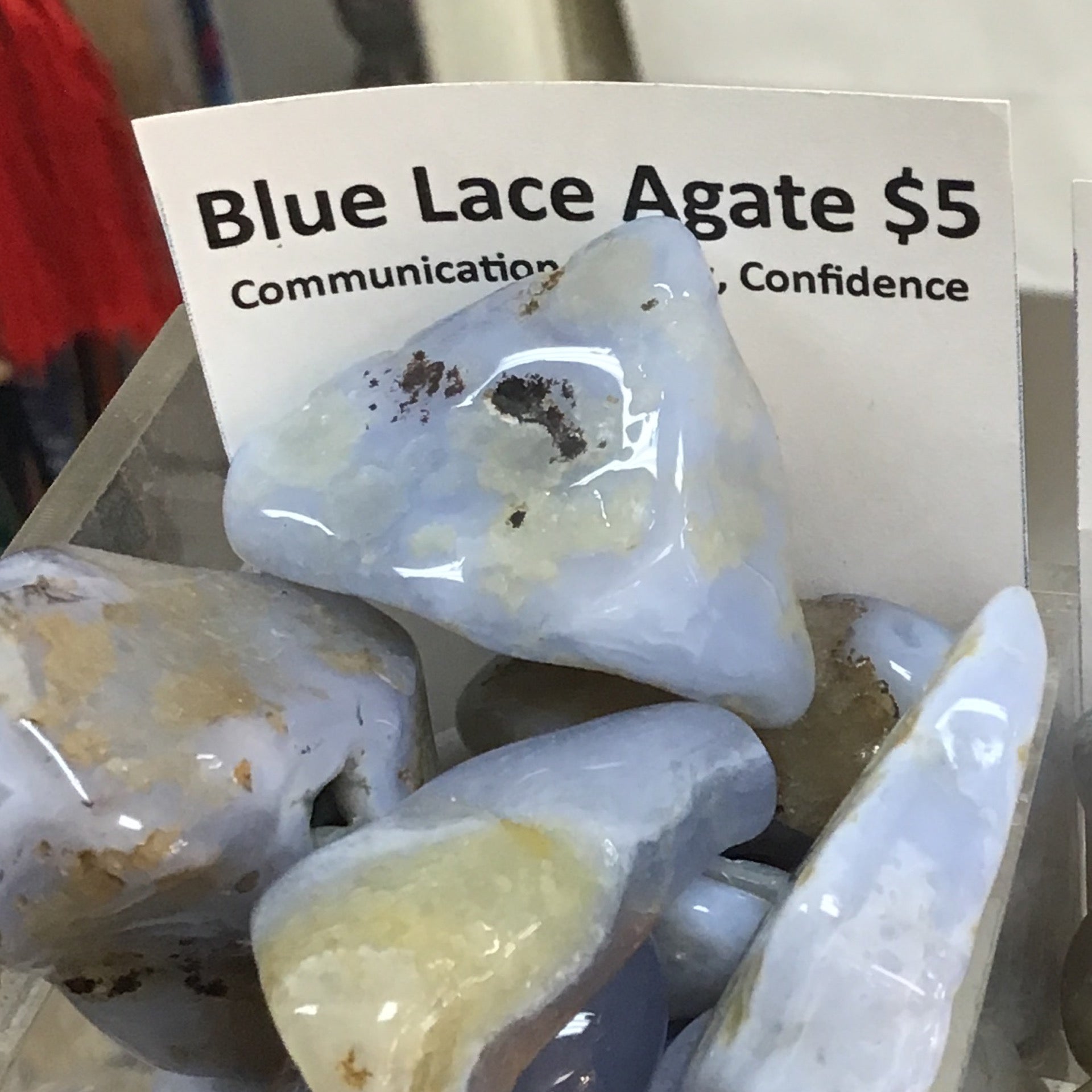 Tumbled Agate Blue Lace