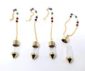 Pendulum - Gold Glass Bottle with Chain
