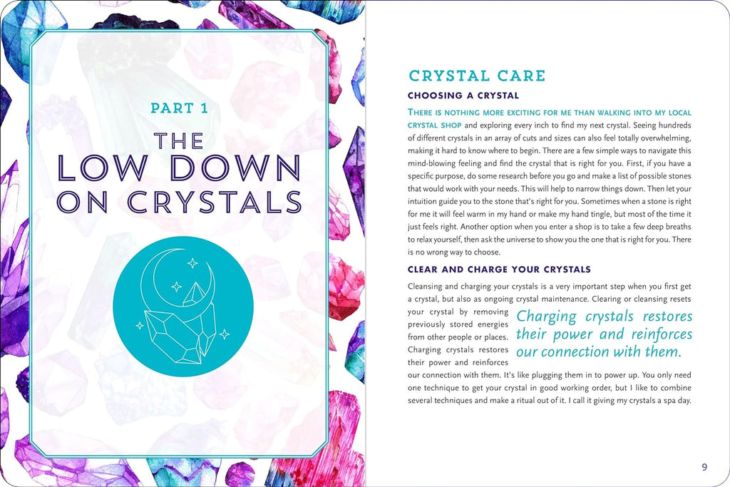 Crystals Journal: Integrate the Healing Powers of Crystals Into Your Life