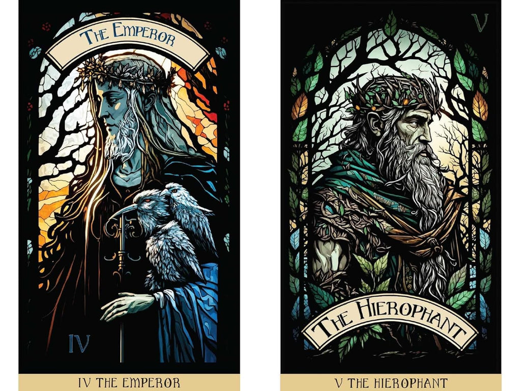 The Stained Glass Tarot: An Illuminated Journey through the Cards
