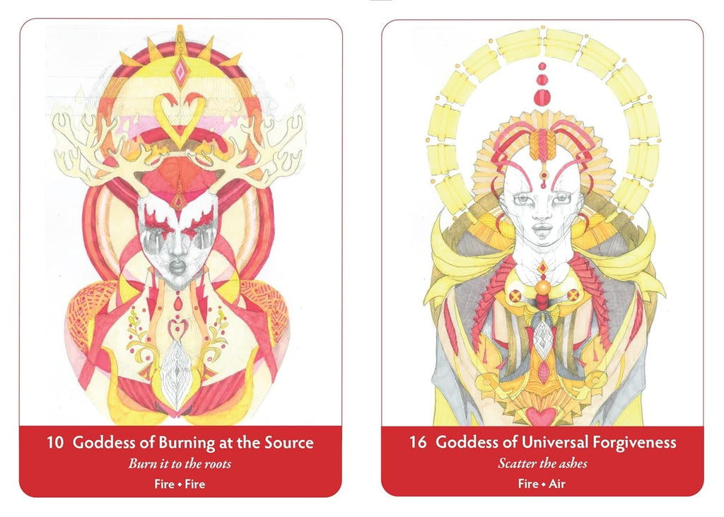 Elemental Goddess Oracle: 45 Cards and Guidebook (Sacred Planet)