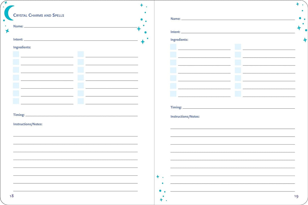 Crystals Journal: Integrate the Healing Powers of Crystals Into Your Life