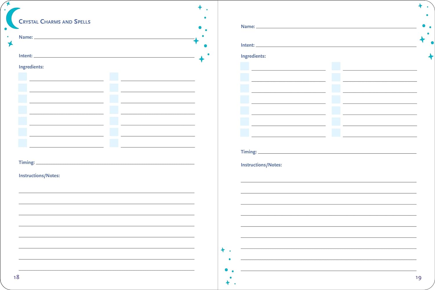 Crystals Journal: Integrate the Healing Powers of Crystals Into Your Life