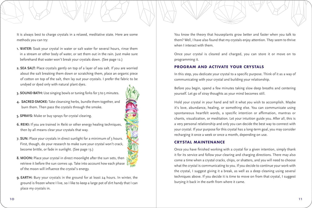Crystals Journal: Integrate the Healing Powers of Crystals Into Your Life