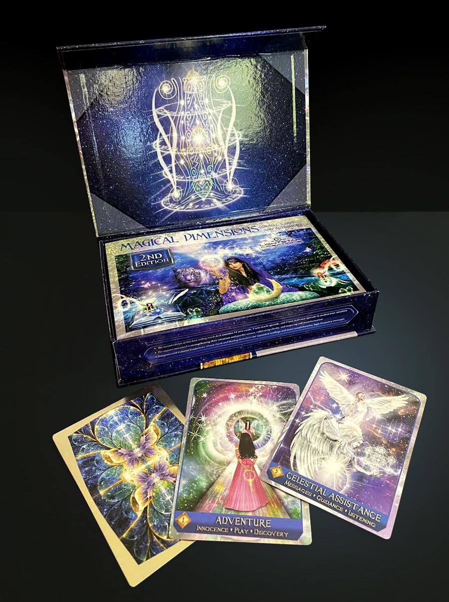 Magical Dimensions Oracle Cards and Activators: (Oracle Kit Box Set with 55 Cards and Guide Book)